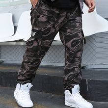 Load image into Gallery viewer, Autumn large size overalls men's tide brand casual pants men's outdoor trend plus size loose camouflage jogger pants 9XL 8XL 7XL